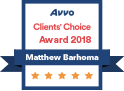 Avvo Client Choice Award 2018